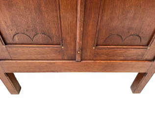 Arts & Crafts Armoire or Bookcase In the style of Architect Lauweriks, 1890s